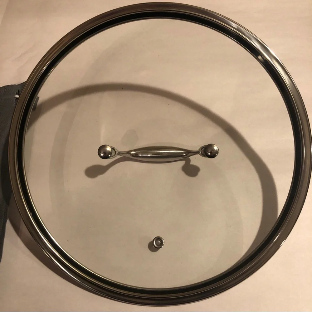 HEXCLAD 10 Inch Hybrid Stainless Steel Non-Stick Frying Pan with Lid - Picture 12 of 12